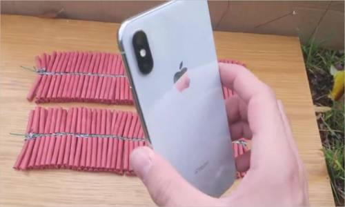 İphone Xs - 1000 Fişek İle Sağlamlık Testi # 166