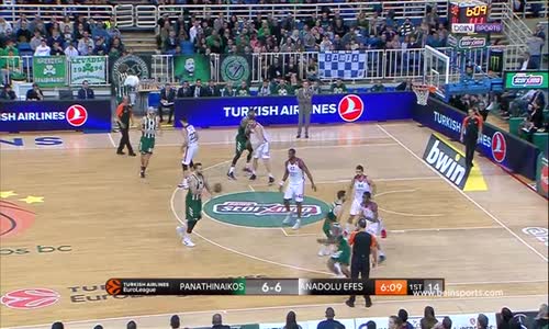 Panathinaikos 88 - 75 Anadolu Efes Basketbol Özeti İzle