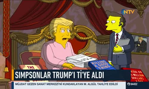 Simpsonlar Trump'ı Ti'ye Aldı