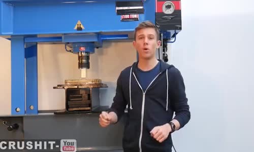 Külçe Altını Pres ile Ezmek