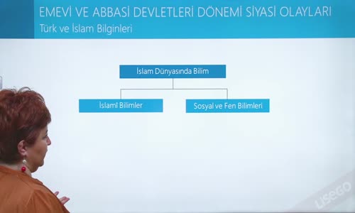 EBA TARİH LİSE İSLAM TARİHİ VE UYGARLIĞI -TÜRK VE İSLAM BİLGİNLERİ