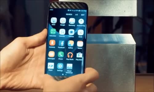400 Tonluk Pres Makinesi İle Samsung S7 Edge Presleniyor ! Test
