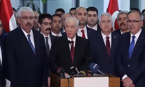 Devlet Bahçeli'den İlk Açıklama