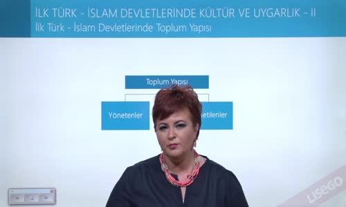 EBA TARİH LİSE -TÜRK İSLAM DEVLETLERİ - İLK TÜRK - İSLAM DEVLETLERİNDE TOPLUM YAPISI
