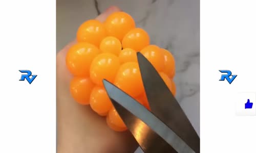 Dünyanın En Rahatlatıcı Slime Stres Topu Kesme Videoları 5