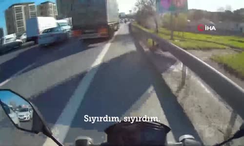 TEM'de Motosikletlinin Başına Gelmeyen Kalmadı