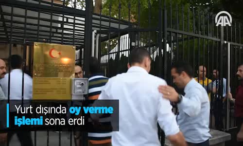 Yurt Dışında Oy Verme İşlemi Sona Erdi