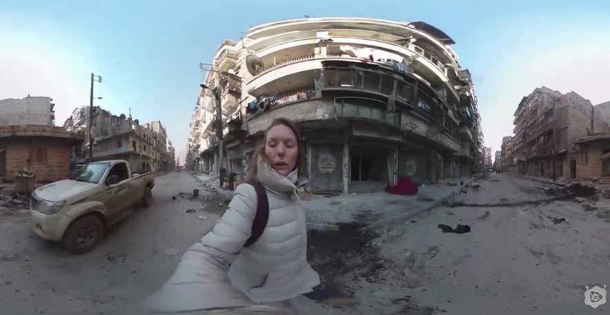 Halep Sokaklarında 360 Derece Gezmek İster misiniz?