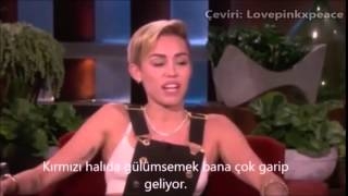 Miley Cyrus Dili Hakkında Konuşuyor Türkçe Altyazılı