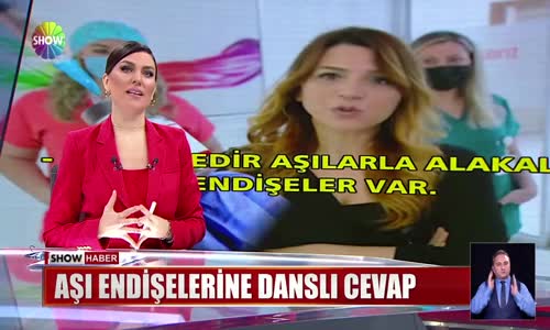 Aşı oldu, dans etmeye başladı!