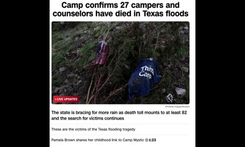 THE TEXAS FLOODS IS THEIR 9`11 WEATHER EVENT NEEDED FOR AGENDA 2030 & THE CAMP MYSTIC 27 CLUB!