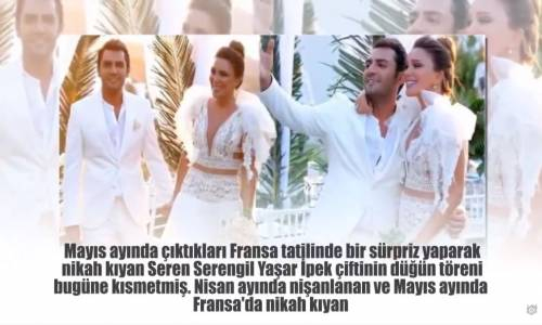 Seren Serengil Beyazlar İçinde Evlendi  Cennet'te Bir Düğün