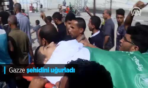 Gazze Şehidini Uğurladı