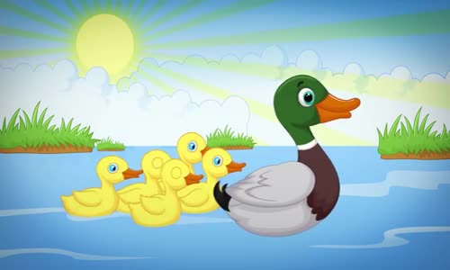 Beş Küçük Ördek Sayıları Öğreten Çocuk Şarkısı