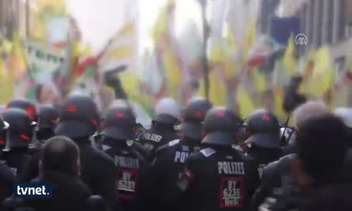Almanya'da Pkk Yandaşları Polisle Çatıştı