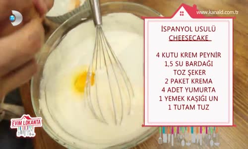 Evim Lokanta - İspanyol Usulü Cheesecake