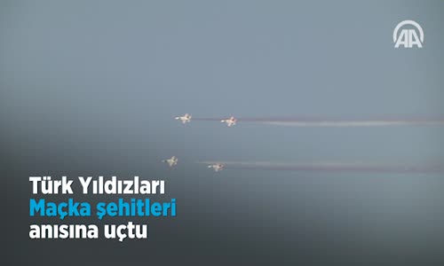 Türk Yıldızları Maçka Şehitleri Anısına Uçtu 