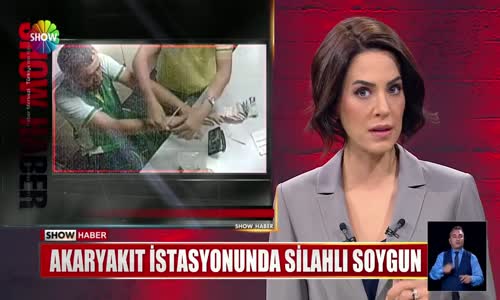 Akaryakıt istasyonunda silahlı soygun