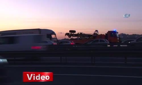 TEM’de Tır devrildi, Yol Trafiğe kapandı 