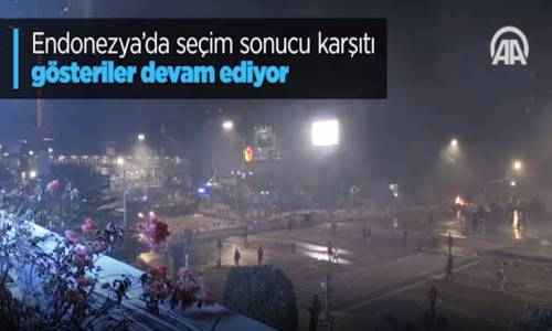 Endonezya'da Seçim Sonucu Karşıtı Gösteriler Devam ediyor