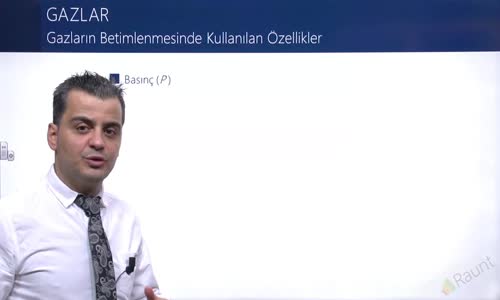 EBA KİMYA LİSE -  GAZLAR - GAZLARIN GENEL ÖZELLİKLERİ - GAZ HESAPLAMALARINDA KULLANILAN KAVRAMLAR