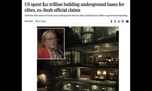 AMERICA SPENT $21 TRILLION ON UNDERGROUND WORLD FOR THE ELITE TO HIDE IN FOR MASS EXTINCTION EVENT!