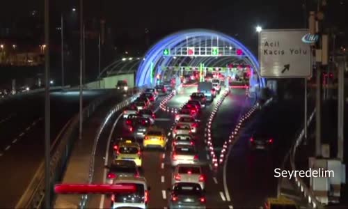 Avrasya Tüneli’nde trafik yoğunluğu