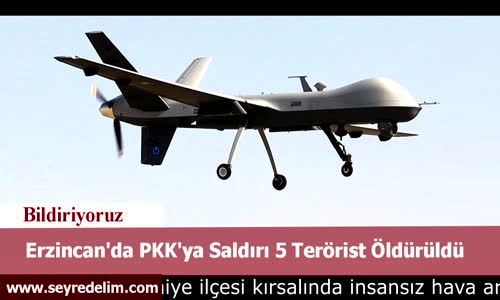Erzincan'da PKK'ya Saldırı 5 Terörist Öldürüldü