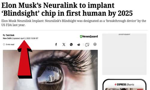 BLINDSIGHT! MUSK ANNOUNCES HE WILL CURE THE BLIND IN 2025! FALSE PROPHETS, MIRACLES, & ANTICHRIST!