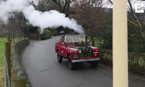 Kömürle Çalışan Buharlı Land Rover