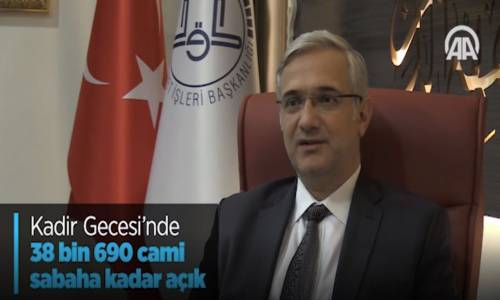 Kadir Gecesi'nde 38 Bin 690 Cami Sabaha Kadar Açık