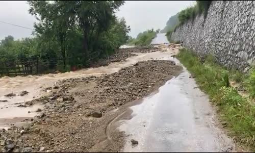 Gölyaka'da Şiddetli Yağışların Ardından Sel Meydana Geldi