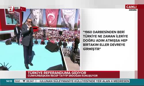 Recep Tayyip Erdoğan ''Yine Ters Köşe Oldular''
