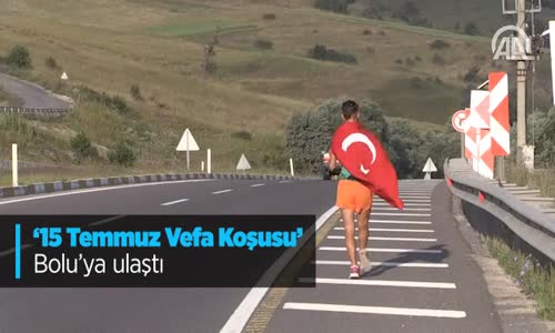 '15 Temmuz Vefa Koşusu' Bolu'ya Ulaştı