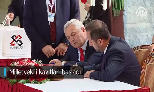 Milletvekili Kayıtları Başladı