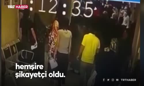 Kadın hasta hemşirenin saçını yoldu