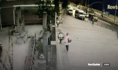 Türbede Dua Eden Kadın Ölümden Kıl Payı Kurtuldu