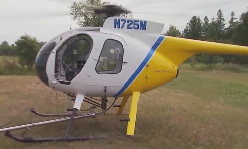 Devasa Testereli Helikopterle  Agaç Budama