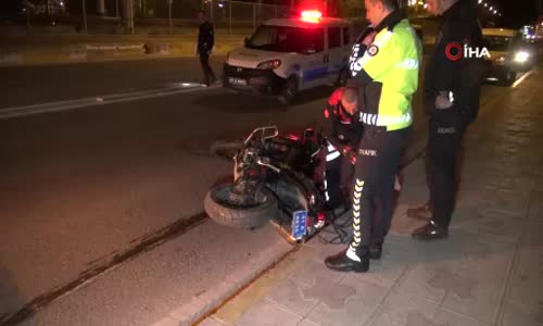 Görevden dönen polis kaza yaptı- 1 yaralı 