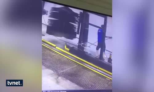 Oto Yıkamada Korku Dolu Anlar!