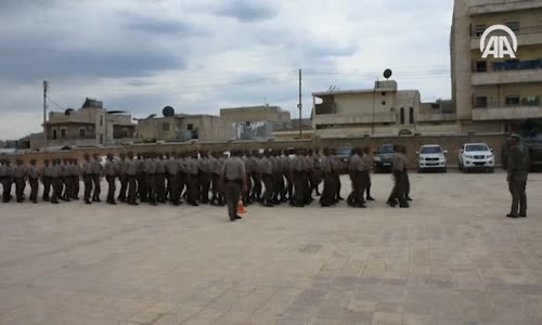 Azez'de Türkiye'nin Eğittiği 200 Polis Mezun Oldu 