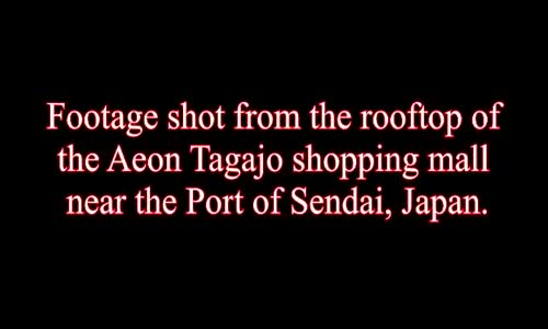 japan tsunami strikes
