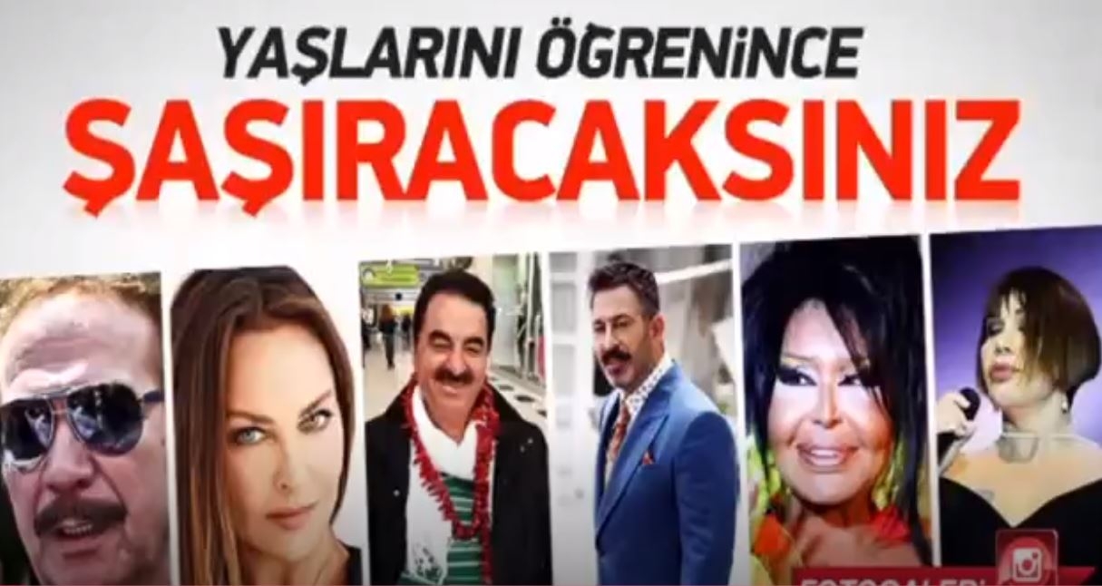 Hangi Ünlü Kaç Yaşında 