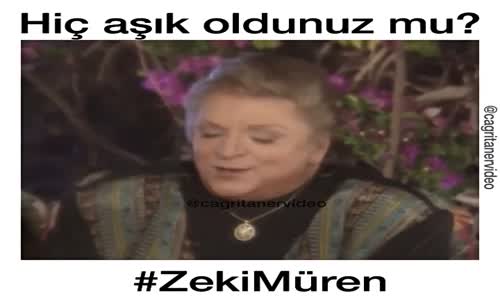 Zeki Müren'e Hiç Aşık Oldunuz Mu Diye Sorulursa