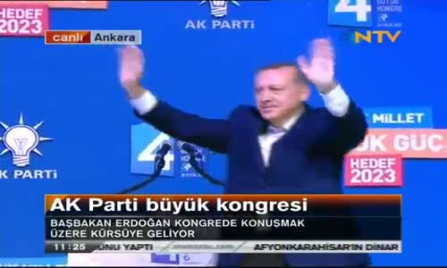 RTE'nin Olağan Kongre'de Okuduğu Ağlatan Şiir