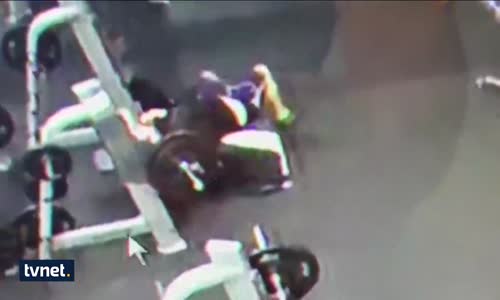 Spor Salonunda Korkunç Olay!