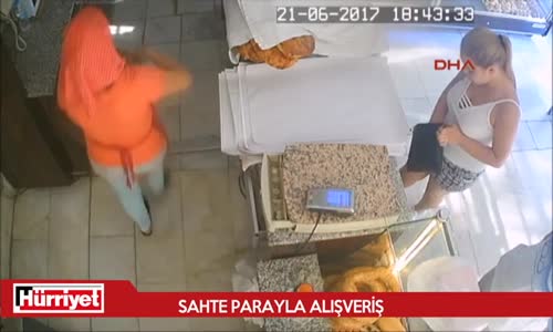 Sahte Parayla Alışveriş  Polisle Kovalamaca