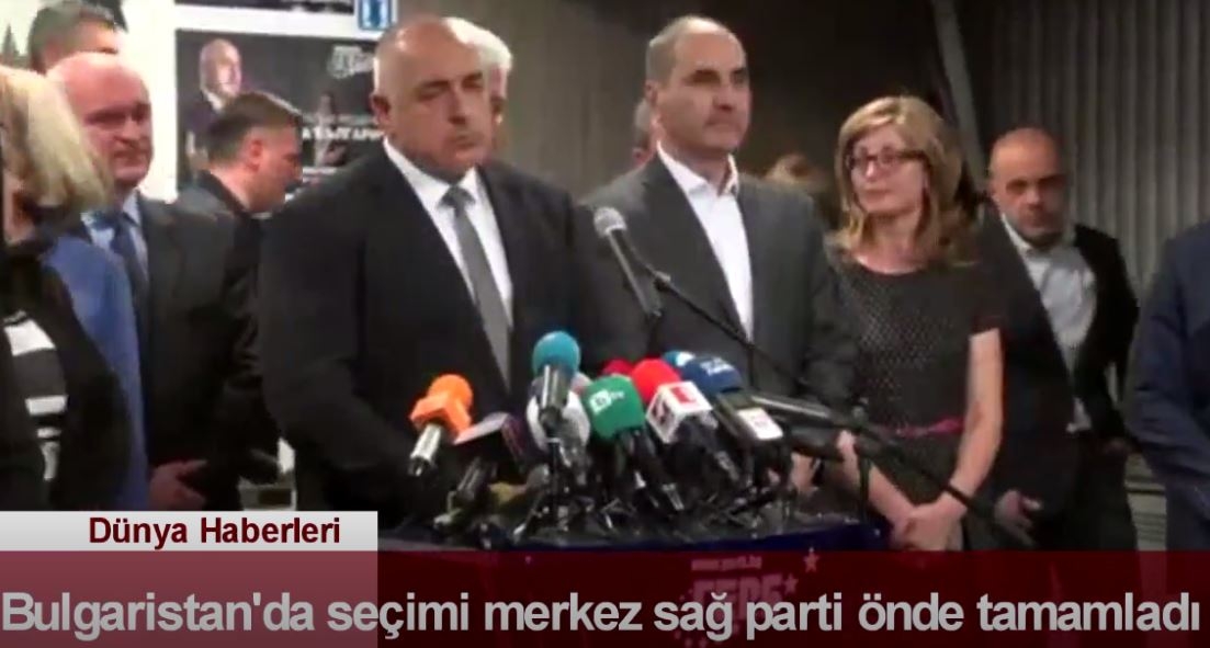 DÜNYA HABERLERİ: Bulgaristan'da Seçimi Merkez Sağ Parti Önde Tamamladı