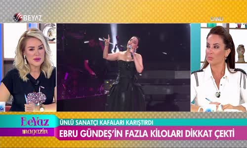 Ebru Gündeş'in Aşırı Kiloları Dikkat Çekti - Alara Annesini Ön Sıradan İzledi