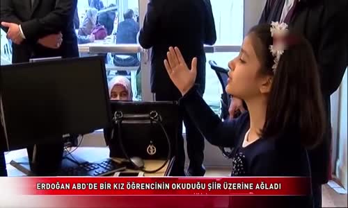 Çocukların Okuduğu Şiir Tayyip Erdoğan’ı Ağlattı